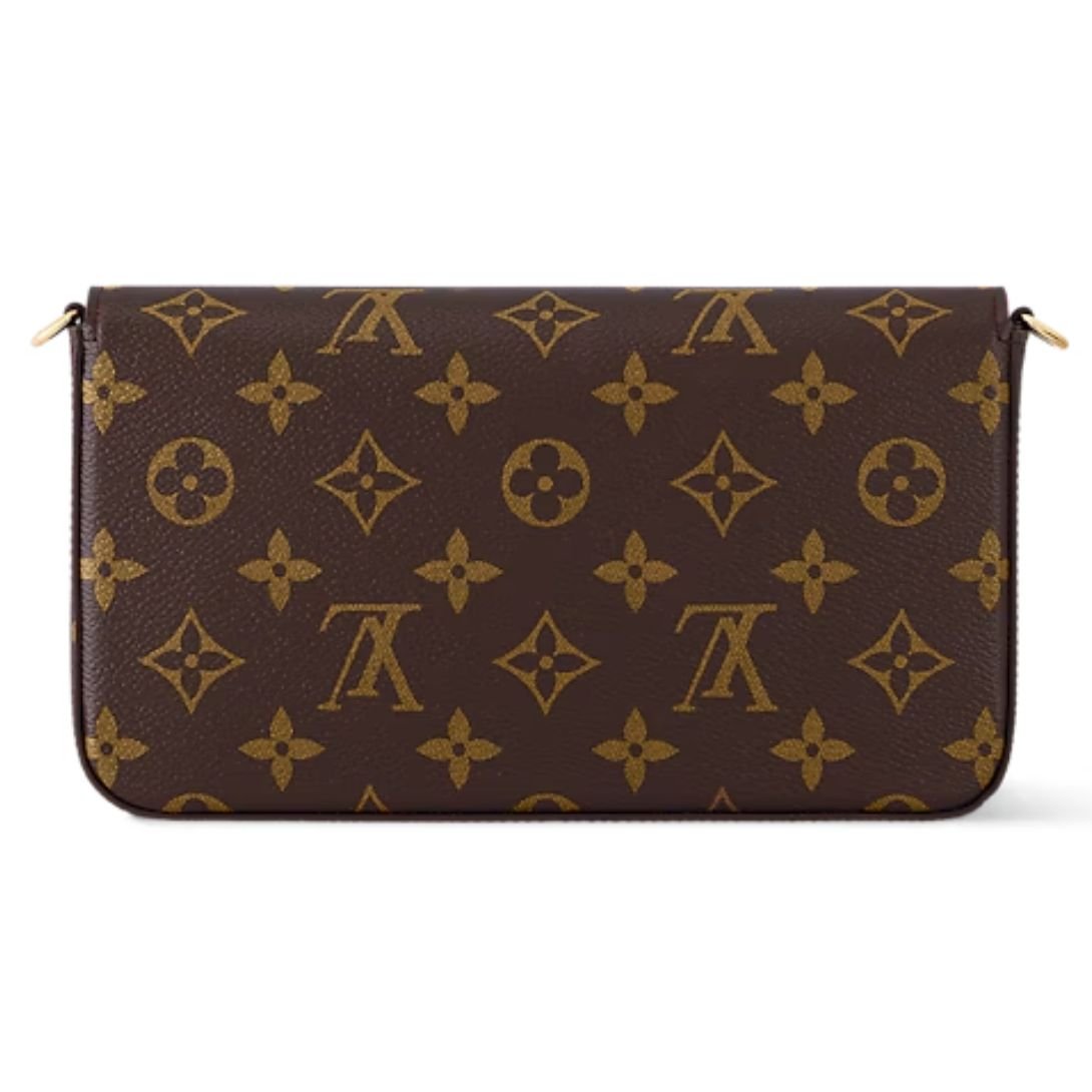 LOUIS VUITTON FÉLICIE POCHETTE MONOGRAM FUCHSIA MONOGRAM