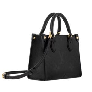 LOUIS VUITTON ONTHEGO BB BLACK MONOGRAM EMPREINTE