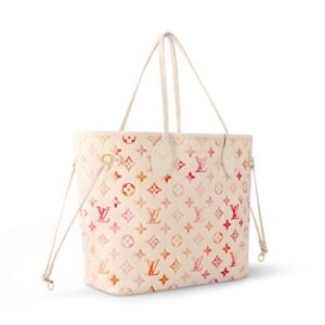 LOUIS VUITTON NEVERFULL MM PINK QUARTZ MONOGRAM EMPREINTE