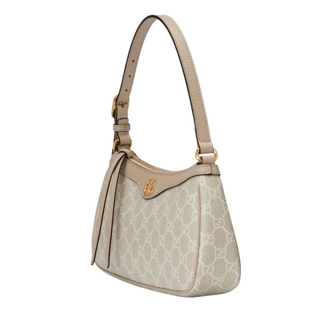 GUCCI OPHIDIA SMALL SHOULDER BAG WHITE