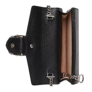 GUCCI SUPER MINI DIONYSUS SHOULDER BAG BLACK