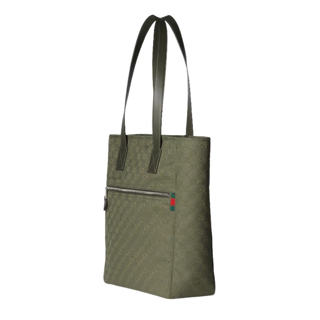 GUCCI GG CANVAS MEDIUM TOTE BAG