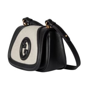 GUCCI SMALL BLONDIE BAG NATURAL CANVAS