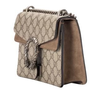 GUCCI JACKIE SMALL PATENT-LEATHER SHOULDER BAG RED