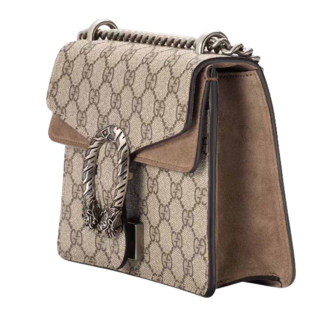 GUCCI JACKIE SMALL PATENT-LEATHER SHOULDER BAG RED