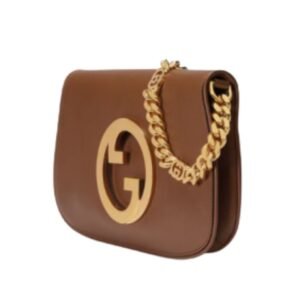 GUCCI SMALL BLONDIE BAG BROWN LEATHER
