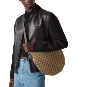 GUCCI GG CANVAS MEDIUM SHOULDER BAG