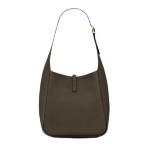 WOMEN SAINT LAURENT LE 5 À 7 SUPPLE SMALL IN GRAINED LEATHER LIGHT MUSK