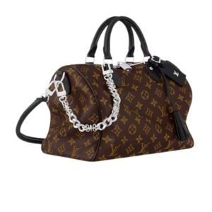 LOUIS VUITTON SPEEDY SOFT 30 DARK MONOGRAM BLACK MONOGRAM