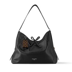 LOUIS VUITTON CARRYALL VIBE MM BAG BLACK