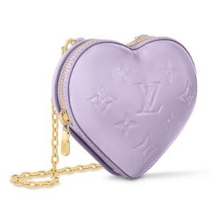 LOUIS VUITTON KEEP MY HEART MONOGRAM VERNIS GLOSSY LILAC