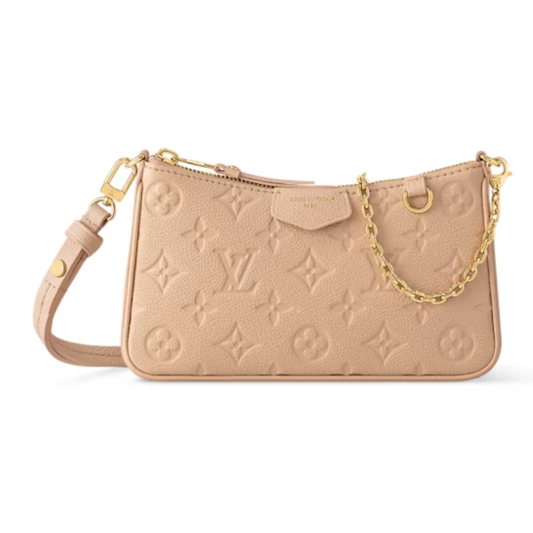 LOUIS VUITTON EASY POUCH ON STRAP SAND