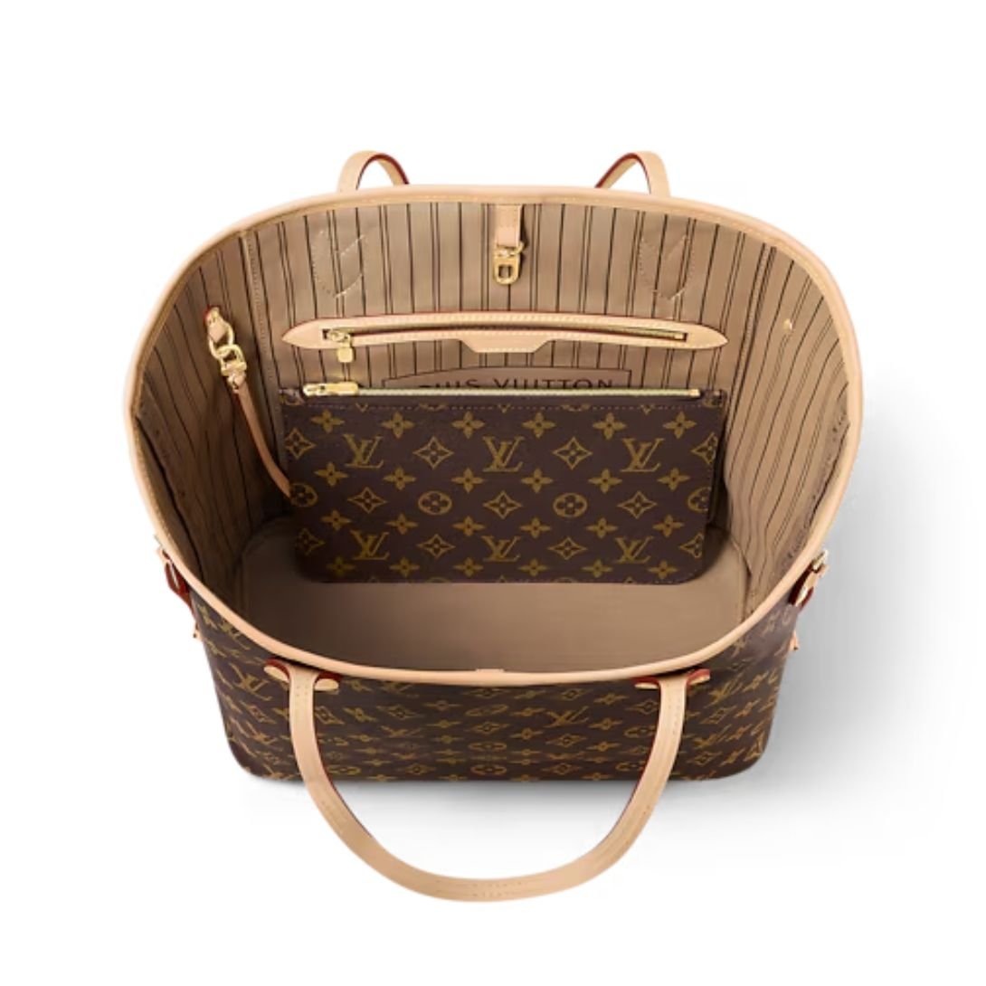 LOUIS VUITTON NEVERFULL MM BEIGE