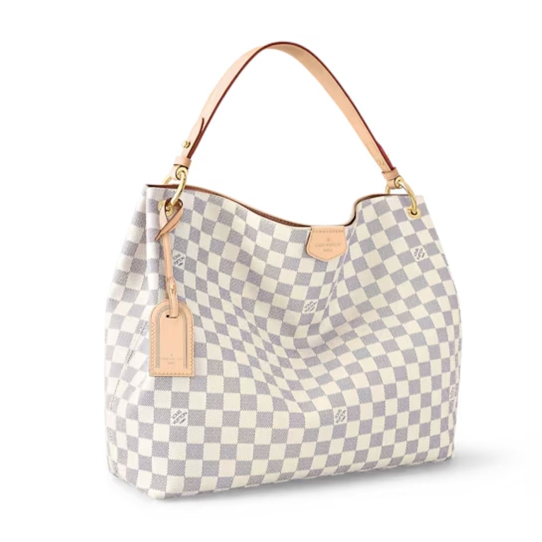 LOUIS VUITTON GRACEFUL PM ROSE BALLERINE DAMIER AZUR