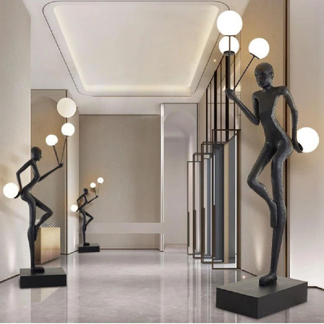 BLACK NOVELTY FLOOR LAMP