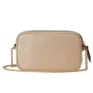 GUCCI GG MARMONT SUPER MINI SHOULDER BAG BEIGE