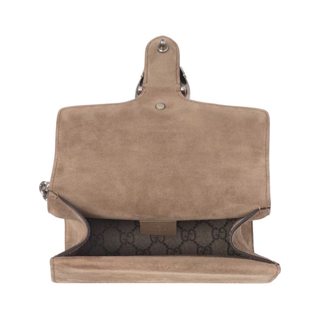 GUCCI JACKIE SMALL PATENT-LEATHER SHOULDER BAG RED