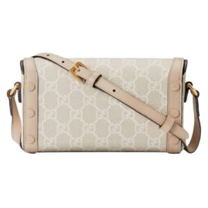 GUCCI HORSEBIT 1955 MINI BAG BEIGE AND WHITE