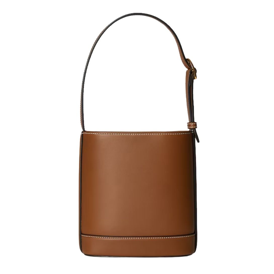 GUCCI 73 MINI BUCKET BAG BROWN LEATHER