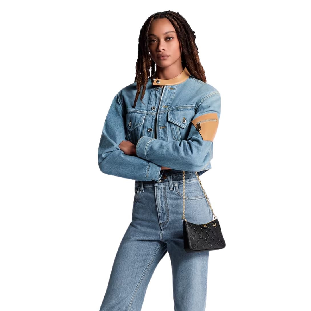 LOUIS VUITTON PRE-OWNED EASY POUCH SHOULDER BAG BLACK