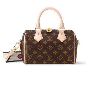 LOUIS VUITTON MONOGRAM SPEEDY BANDOULIERE 20 BLACK