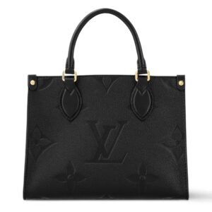 LOUIS VUITTON MICRO BAG ON THE GO MONOGRAM LEATHER CREME