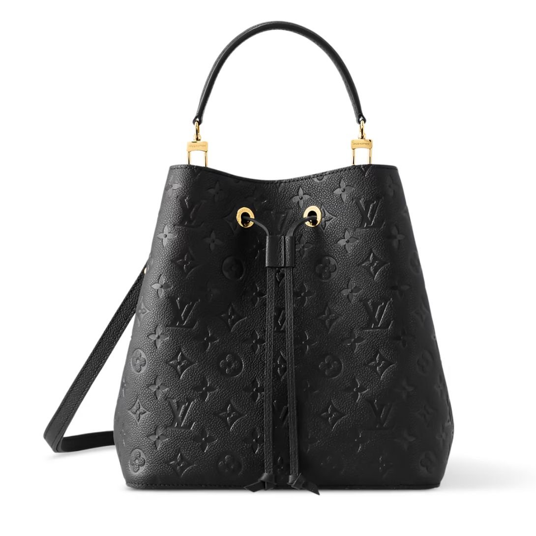 LOUIS VUITTON NÉONOÉ MM MONOGRAM EMPREINTE BLACK