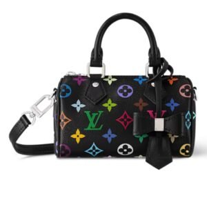 LOUIS VUITTON X TAKASHI MURAKAMI NANO SPEEDY WHITE MULTICOLORED