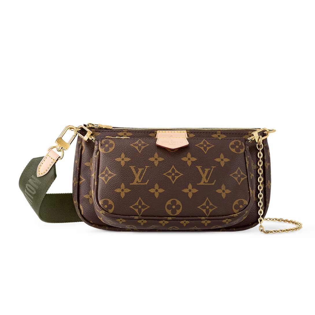 LOUIS VUITTON MULTI POCHETTE ACCESSOIRES KHAKI