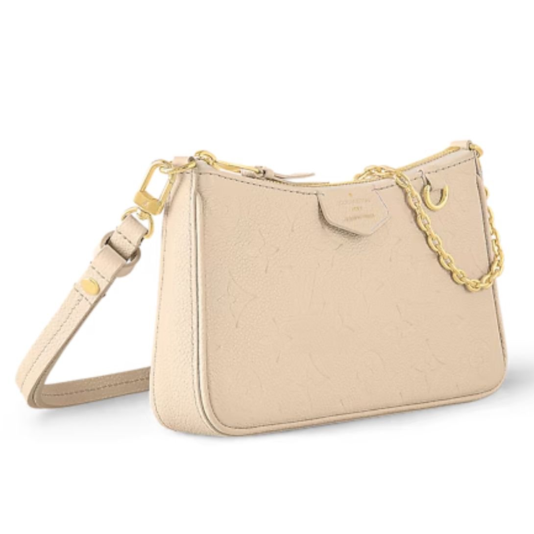 LOUIS VUITTON EASY POUCH ON STRAP CREAM