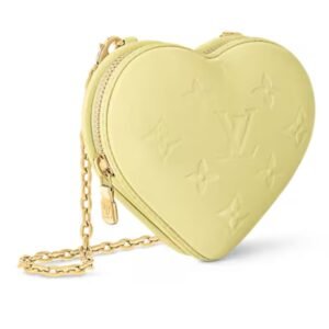 LOUIS VUITTON KEEP MY HEART MONOGRAM VERNIS CHIC AND YELLOW