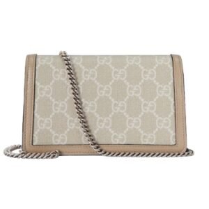 GUCCI DIONYSUS MINI BAG BLACK AND BEIGE