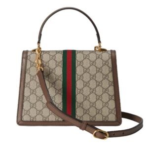 GUCCI OPHIDIA GG MEDIUM TOP HANDLE BAG WOMEN