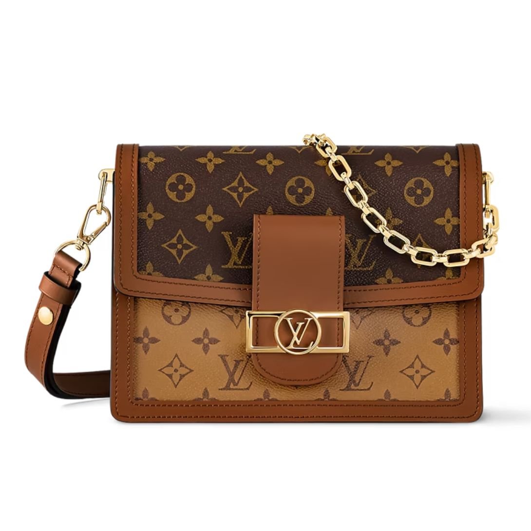 LOUIS VUITTON DAUPHINE MM MONOGRAM REVERSE OTHER MONOGRAM CANVA