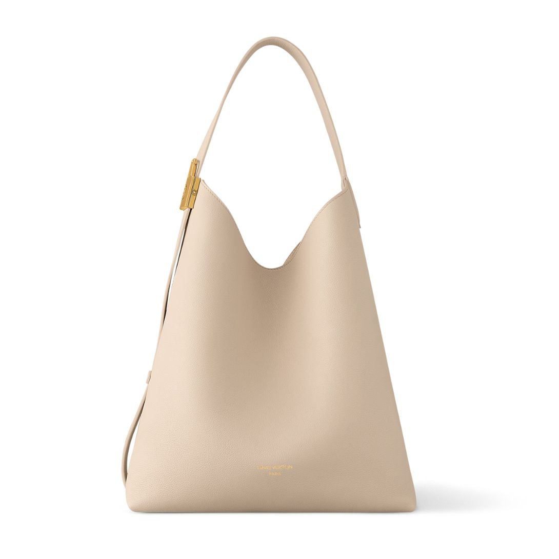 LOUIS VUITTON LOW KEY HOBO MM LIMESTONE