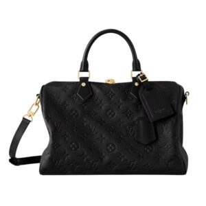LOUIS VUITTON SPEEDY SOFT 30 BLACK MONOGRAM EMPREINTE SOUPLE