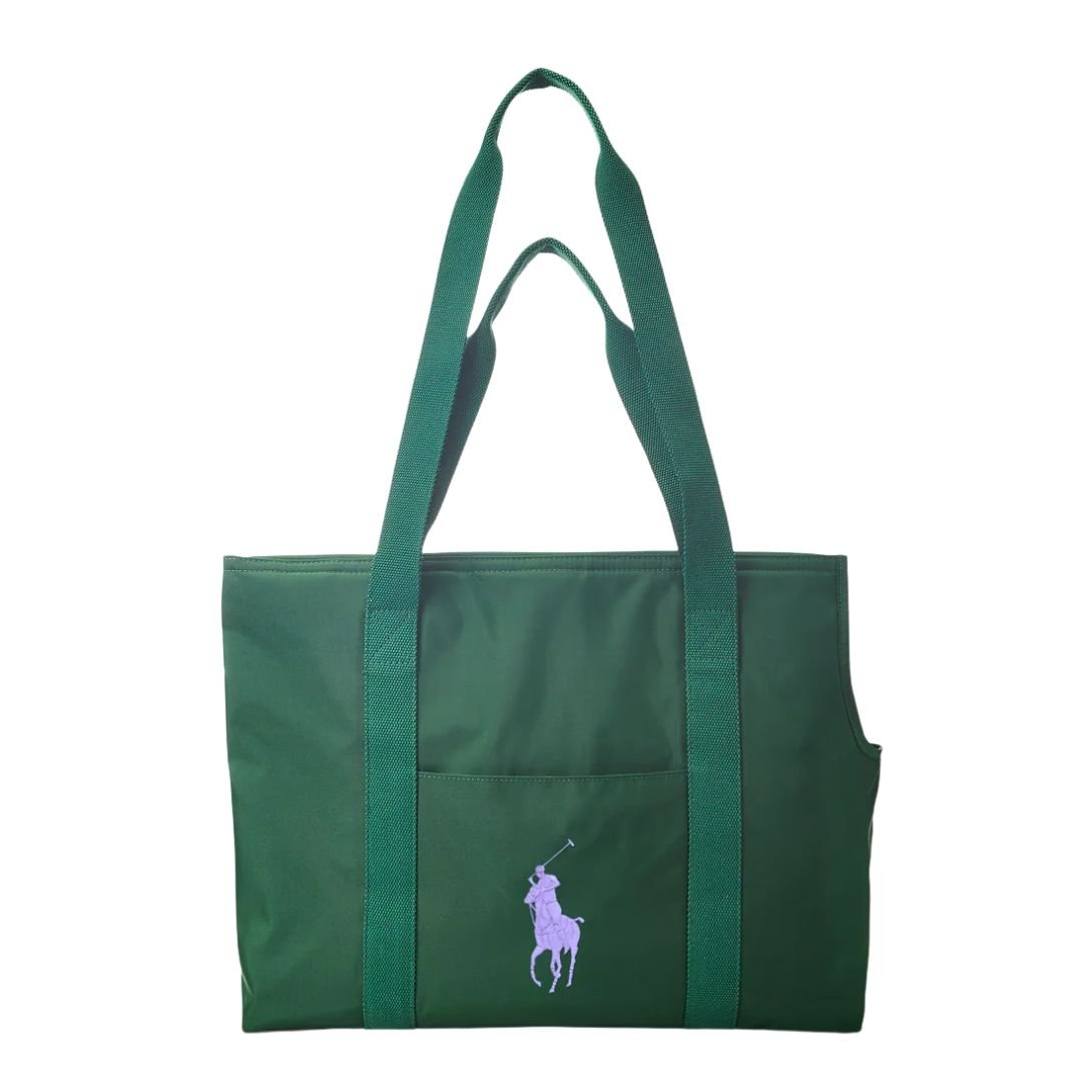 POLO RALPH LAUREN DOG WOVEN TOTE FALL NEW FOREST