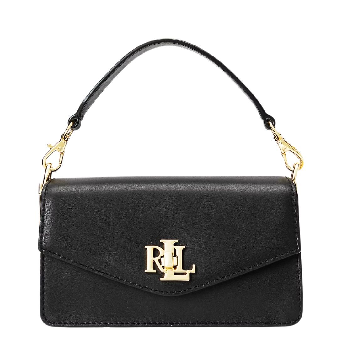 RALPH LAUREN FEMALE TAYLER SMALL CROSSBODY BAG BLACK