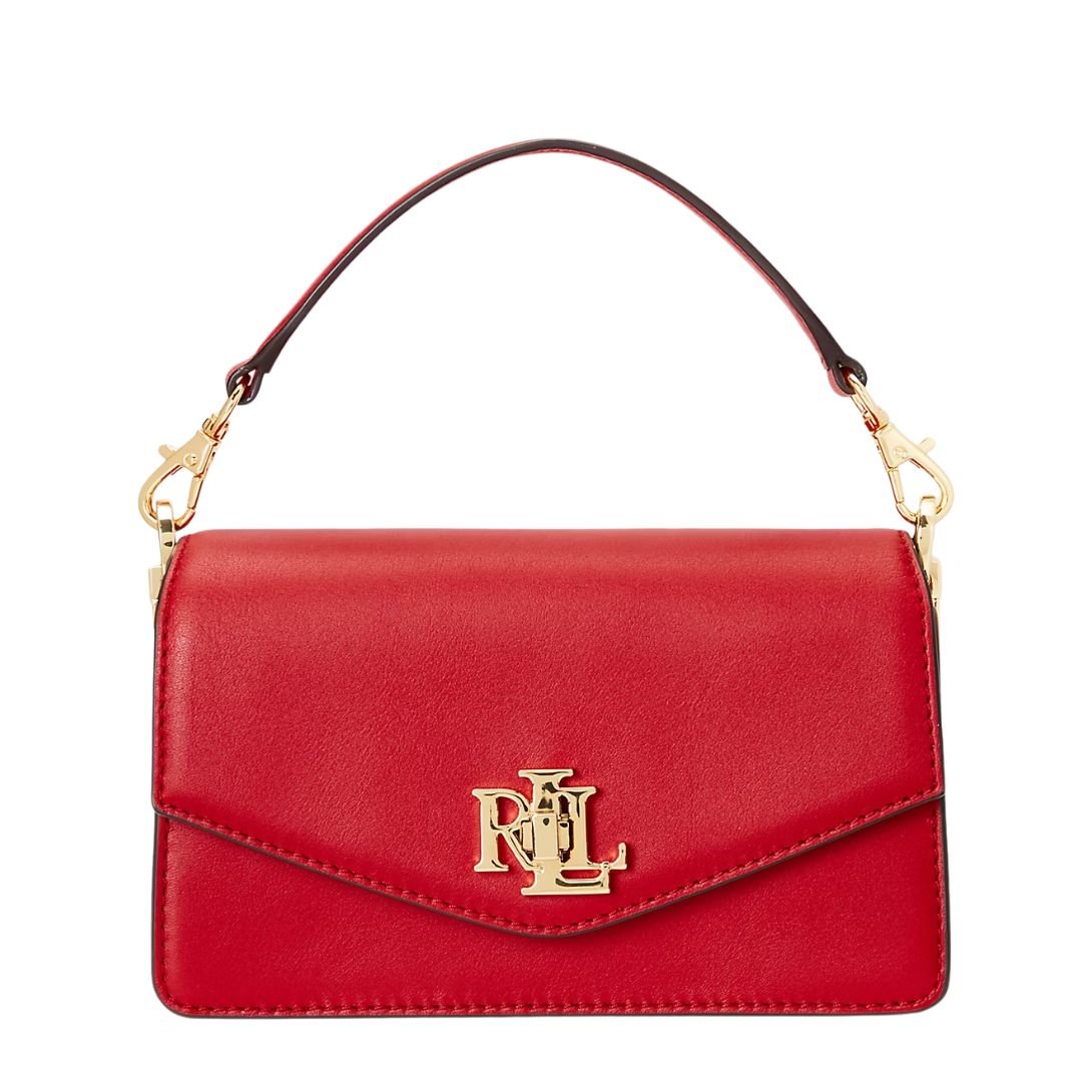RALPH LAUREN FEMALE TAYLER SMALL CROSSBODY BAG RED