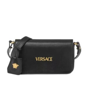 VERSACE WOMEN’S TAG MINI BAG BLACK