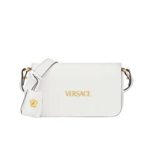VERSACE WOMEN’S TAG MINI BAG WHITE