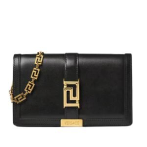 VERSACE GRECA GODDESS MINI BAG BLACK