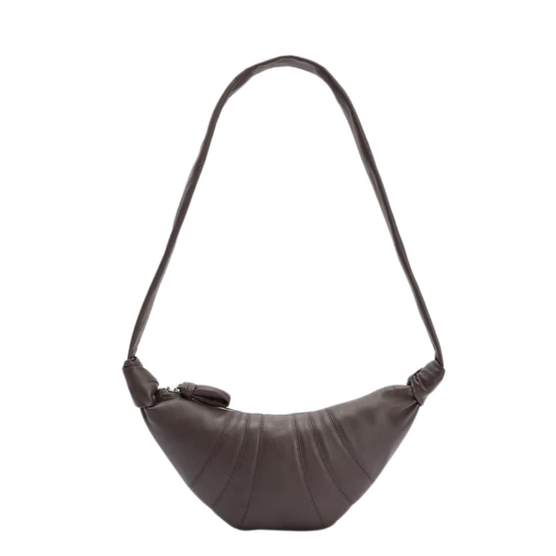 LEMAIRE CROISSANT SMALL SHOULDER BAG MINK