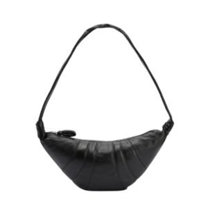 LEMAIRE MEDIUM CROISSANT BAG BLACK