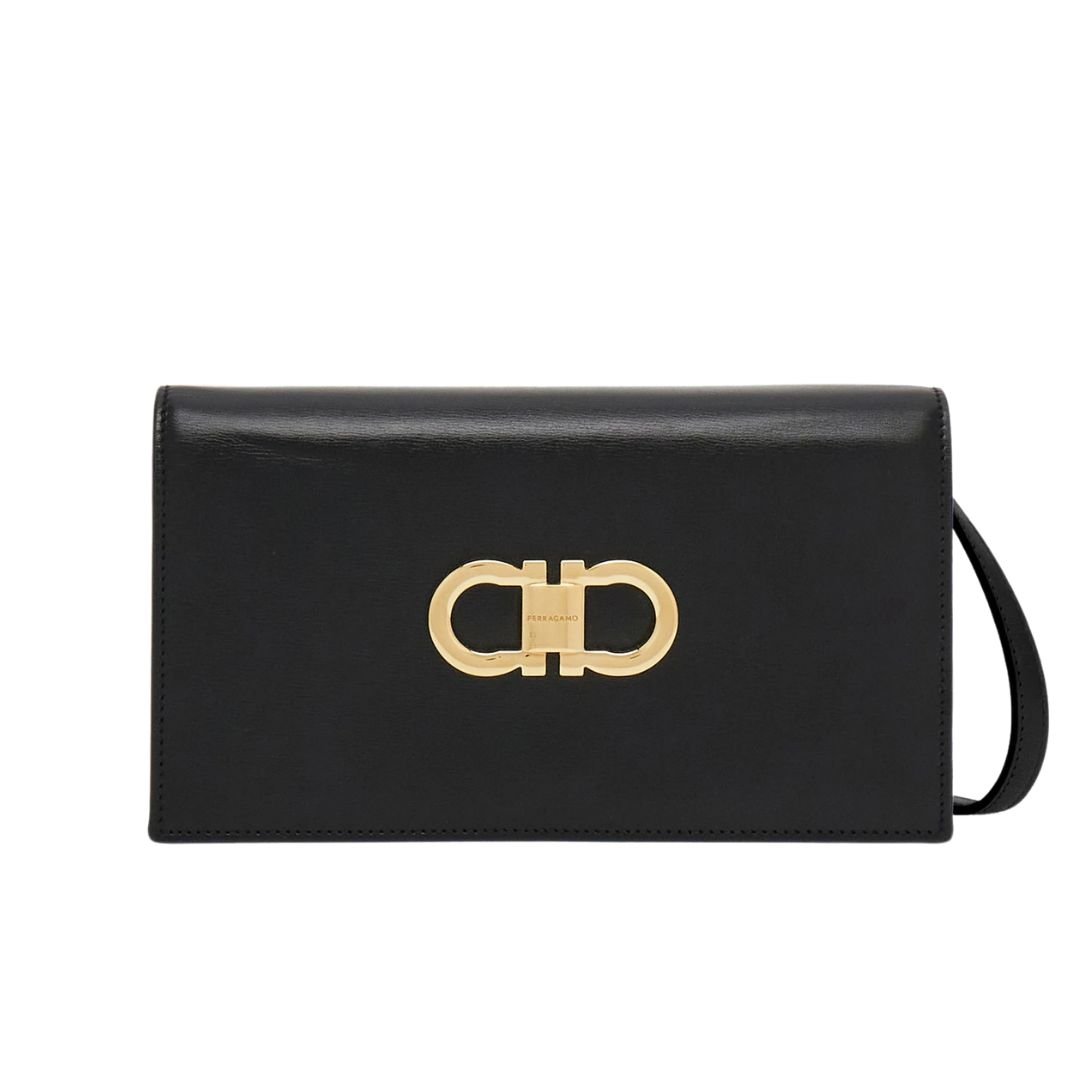 FERRAGAMO WOMEN'S DOUBLE GANCINI MINI BAG