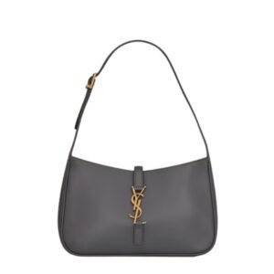 SAINT LAURENT WOMEN’S MINI LE 5 À 7 IN SMOOTH LEATHER STORM