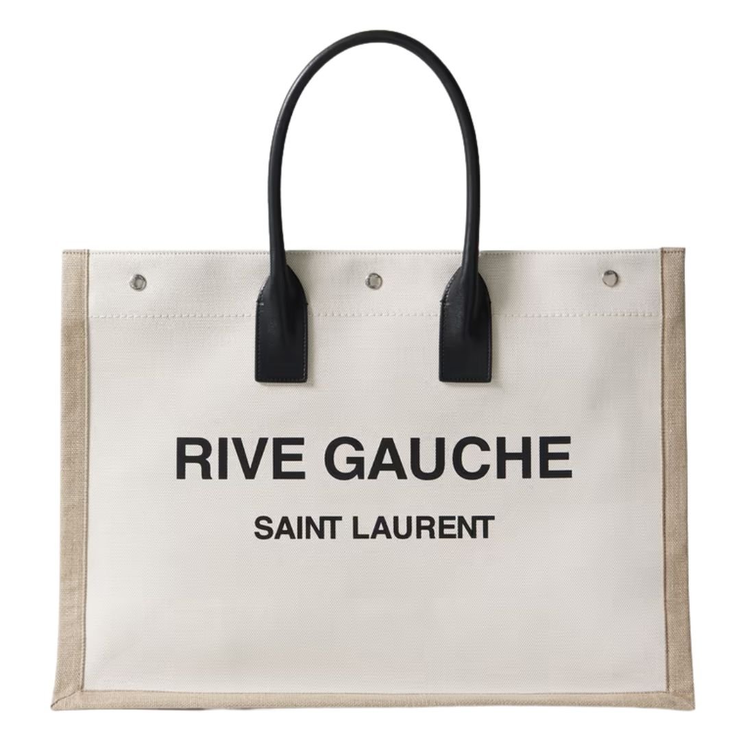 SAINT LAURENT WOMEN'S RIVE GAUCHE TOTE IN CANVAS