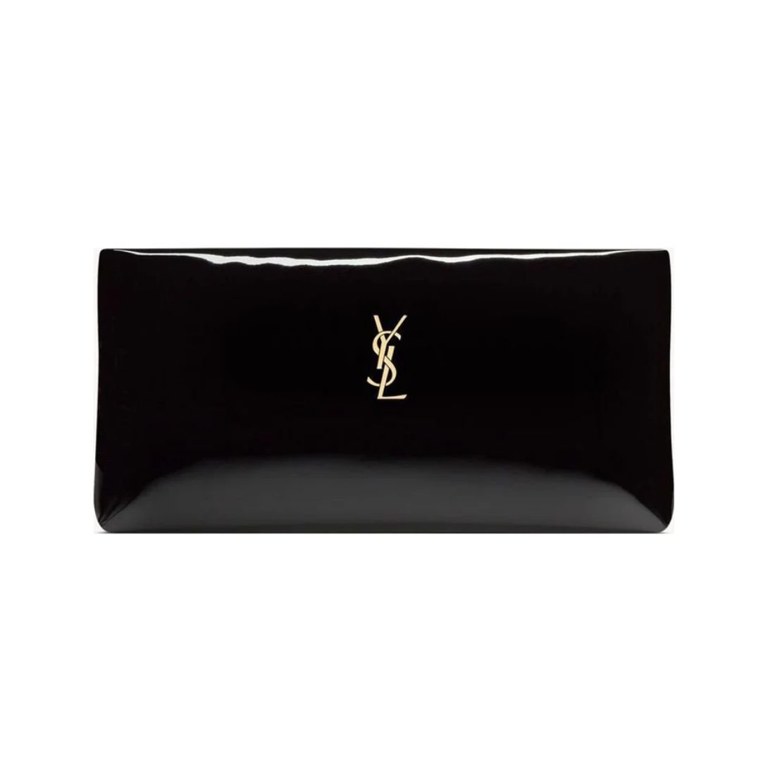 SAINT LAURENT CALYPSO POUCH IN SHINY CANVAS