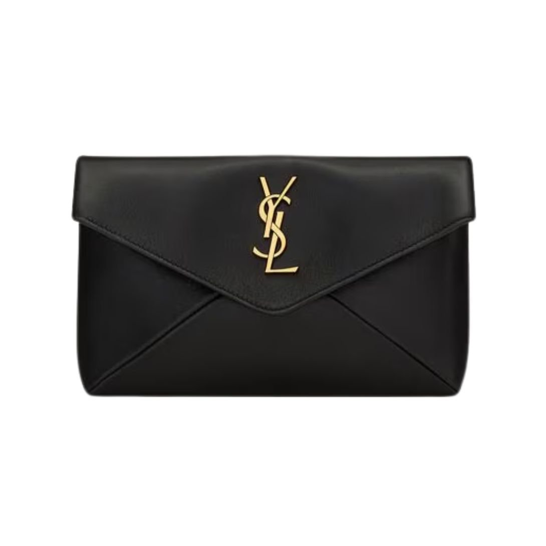 SAINT LAURENT CASSANDRE-LOGO ENVELOPE PURSE WOMEN