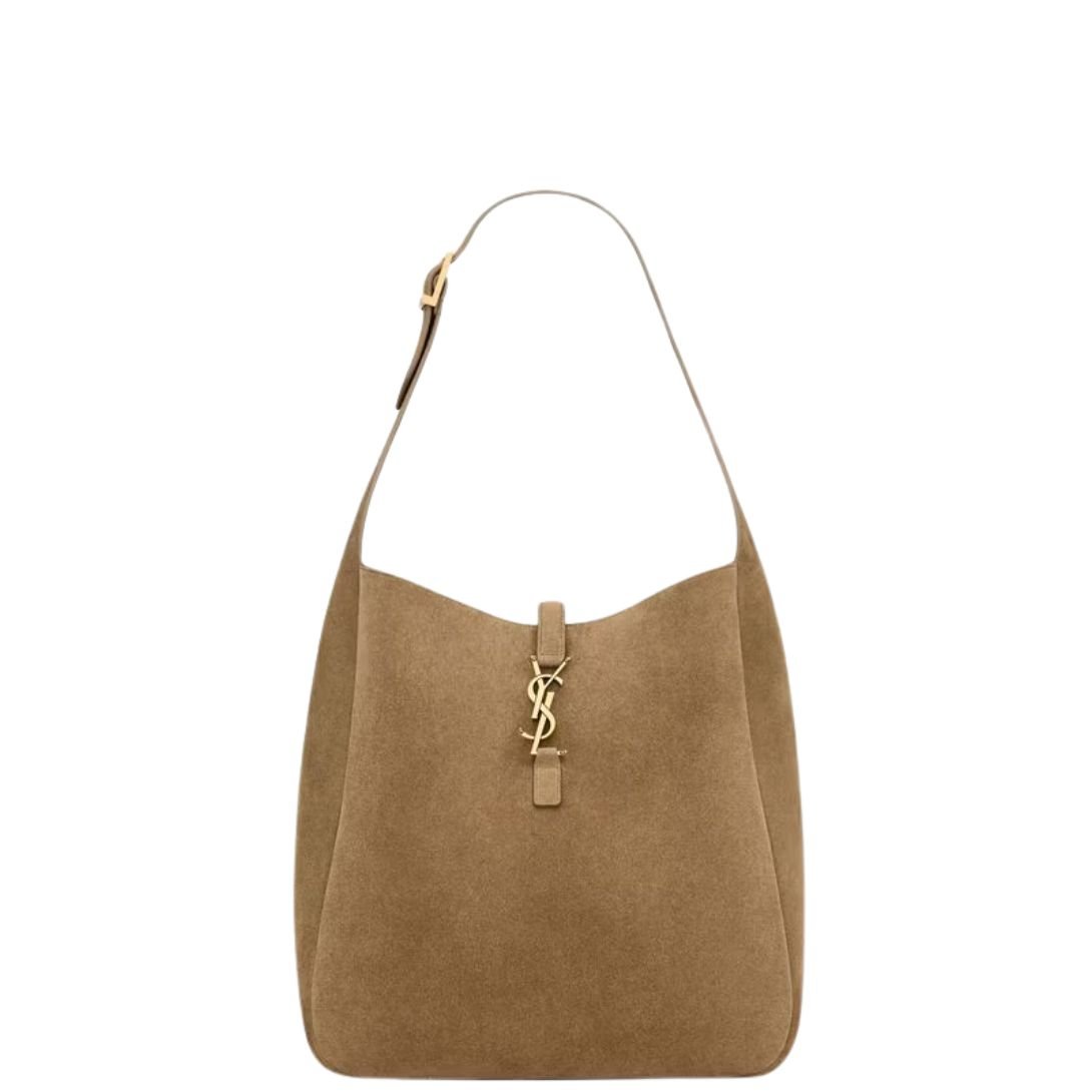 SAINT LAURENT LE 5 À 7 SUPPLE LARGE SUEDE SHOULDER BAG